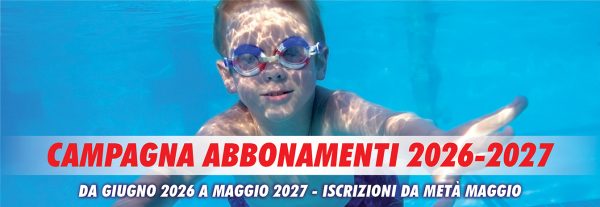Iscrizioni abbonamenti annuale Tennuoto 2026
